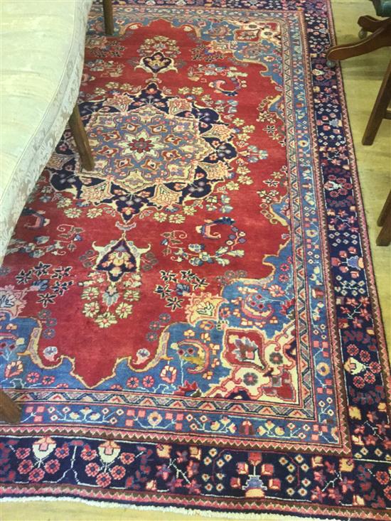 Red & blue Veis rug